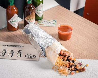 Burrito with VEGAN "Kip/Poulet"